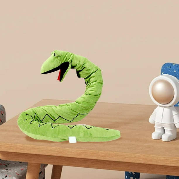 TOYANDONA Marioneta De Mano De Serpiente De Peluche – Suave, Divertida Y Perfecta Para Contar Historias