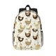 thumbnail image 1 of Easygdp Chicken Cartoon Mochila Ligera de 15 Pulgadas para Estudiantes, Mochila Cómoda para la Escuela y Viajes, Correas Ajustables, 1 of 6