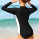 thumbnail image 5 of Traje de Baño de Cuello Alto Manga Larga Traje de Baño Completo para Niños Mangas de Protección Solar Upf 50+, 5 of 9