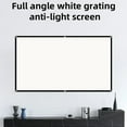 thumbnail image 6 of Projection Screen White Grid Anti-Light 160 ° Viewing Angle Reflective Indoor Movie ,Wrinkle-Free, 6 of 7