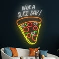 thumbnail image 5 of Handmadetneonsign Have A Slice Day Pizza Neon Sign, Pizza Neon Light, Pizza Led Light, Fast Food, 5 of 5