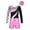 Leopard, variant on Haitryli Gymnastics Leotards for Girls Long Sleeve Dance Unitards Biketards with Metallic Shorts and Headwear Leaves 14