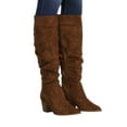 thumbnail image 3 of Time and Tru Women's Tall Heeled Slouch Boots, 3 of 5
