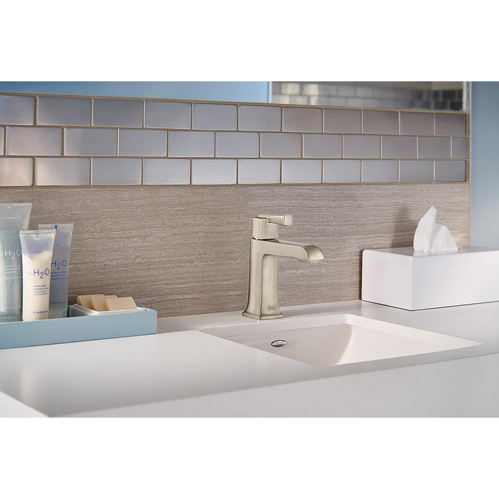 American Standard Townsend Single Hole Single-Handle Bathroom Faucet with Speed Connect Drain in Brushed Nickel