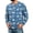Blue, variant on YNGKMEA Men's Christmas Henley Long Sleeve Shirts Classic 3-Button Casual Stylish T-Shirts Graphic Pullover Shirt
