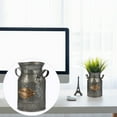 thumbnail image 6 of DINHEAROM 2Pcs Iron Flowerpot In Retro Flowers Container Shape Suitable For Planting Real Or Artificial Plants, 6 of 7
