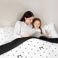 thumbnail image 5 of Manfei Cute Coquette Bowknot 7-Piece Twin Bedding,Black Coquette Bowtie Bedding Comforter Set,Black Reversible, 5 of 7