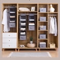 thumbnail image 2 of Hanging Storage Bag Travel Underwear Organizer Linen Organizadores Closet Cabinet for Clothes, 2 of 6