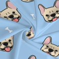 thumbnail image 6 of Kll Cute French Bulldog Print Women'S Sarong Coverups Short Bathing Suit Wrap Skirt Beach Wrap Swimsuit Cover Ups, 6 of 7