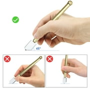 TSV Glass Cutter Tool, Anti-Slip Pencil Style Carbide Tip Cutting Tool for 3-12mm Mosaic Tile Mirror