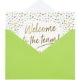 thumbnail image 6 of Pipilo Press 36 Pack Welcome to the Team Cards Bulk, New Hire Welcome Gift for Employees (Gold Foil and Confetti Design, Green Envelopes, 5x7 in), 6 of 8