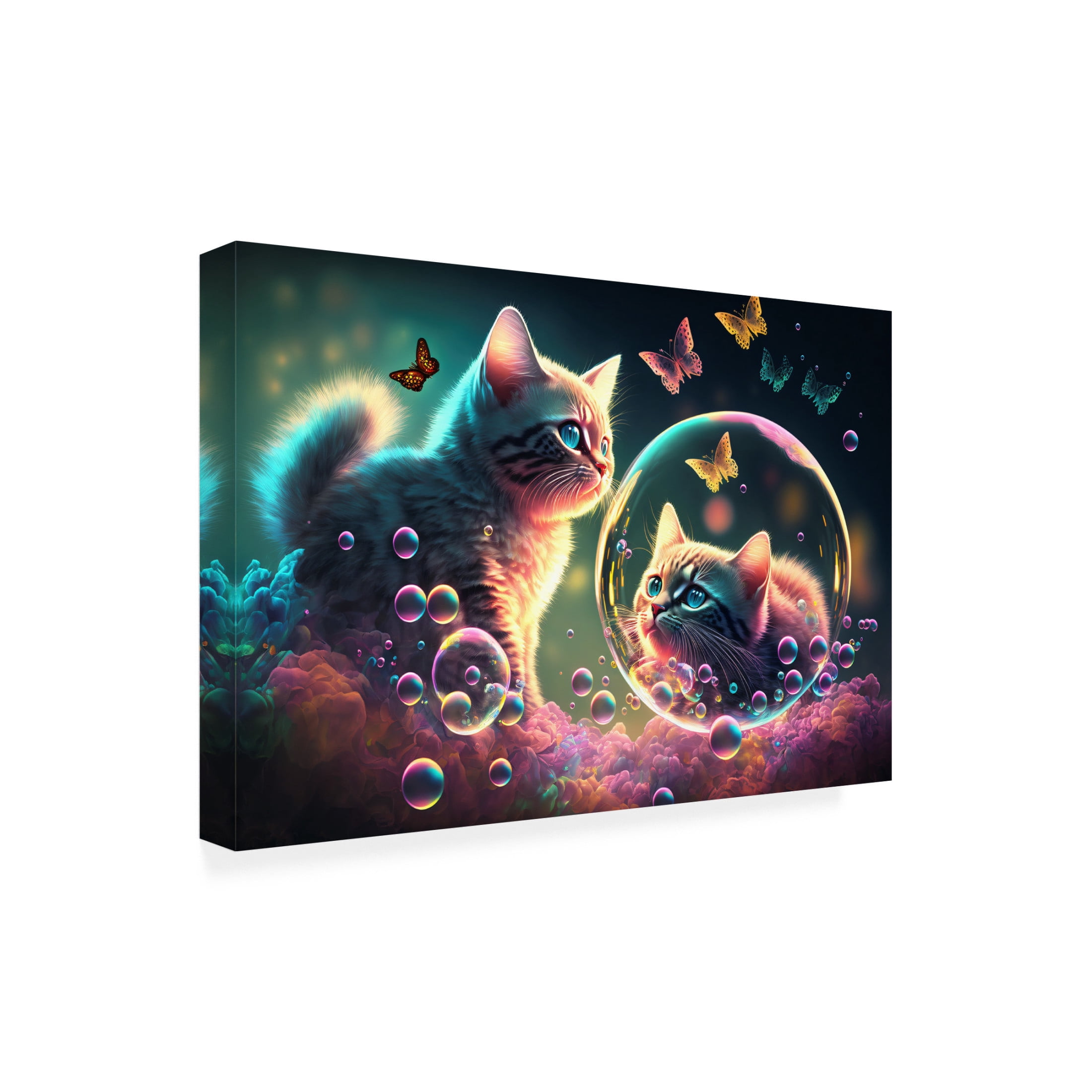 Canvas Wall Art - Ray Heere 'Mystical Morning 12' Wall Art for Living Room, Bedroom, or Office Décor by Trademark Fine Art - 47 x 30 Inches