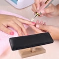 thumbnail image 6 of Nail Hand Pillow, Nail Hand Rest, Anti Slip Manicure Arm Rest Cushion ,Durable Nail Feet Rest Pillow, PU Leather with Wood Base for Home, Salon black, 6 of 10