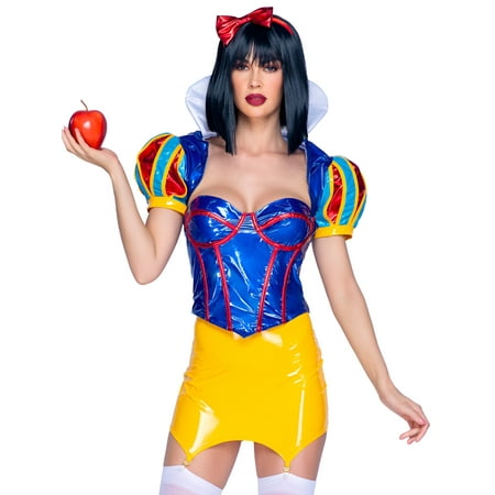 Roma Costume | Enchanted Forest Vixen 4pc Snow White Inspired Cosplay Women's Halloween Costume
