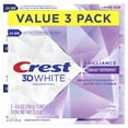 thumbnail image 2 of Pasta de dientes Crest 3D White Brilliance Vibrant Peppermint 135 ml x3, 2 of 8