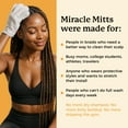 thumbnail image 6 of Miracle Mitts Glove-Shaped Scalp Cleansing Wipes for Braids, Locs & Twists, No Rinse, Soothing, 12 Count, 6 of 10