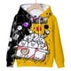 thumbnail image 3 of Sudadera con capucha del juego de dibujos animados The Battle Cats para niños, ropa de abrigo informal para niños, sudaderas para niñas kawaii, camisetas tipo pulóver, sudadera, 3 of 5