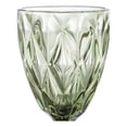 thumbnail image 5 of Juego de 6 Copas de Cristal Labrado VITTORI Vintage Color Verde Olivo 335 ml, 5 of 5