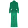 thumbnail image 4 of Puntoco Mujer Moda Color Manga Larga Solapa Cremallera Velour Barbecho Conjunto Liquidación Puntoco Puntoco-36, 4 of 6