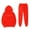 Red, variant on Stylish Girls Outfits Set for Casual Winter Wear Featuring Printed Hooded Sweatshirt Ensemble Ideal for Ages 1 to 9 with Easy Care Instructions