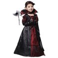 thumbnail image 4 of Shengyu Vampire Costumes Enfants Filles Costume d'Halloween Enfants Longue Robe Fête, 4 of 6