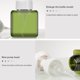 thumbnail image 5 of Naiovety Botella de espuma con cabeza de flor, dispensador vacío de 250ml, botella dispensadora portátil de viaje con cabezal de 250ml Suministros de limpieza para el hogar verde Tipo B, 5 of 6