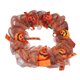thumbnail image 5 of Corona de Halloween para puerta, decoración de puerta de entrada, corona de malla de calabaza para colgar en paredes, ventanas, mesas, 5 of 10