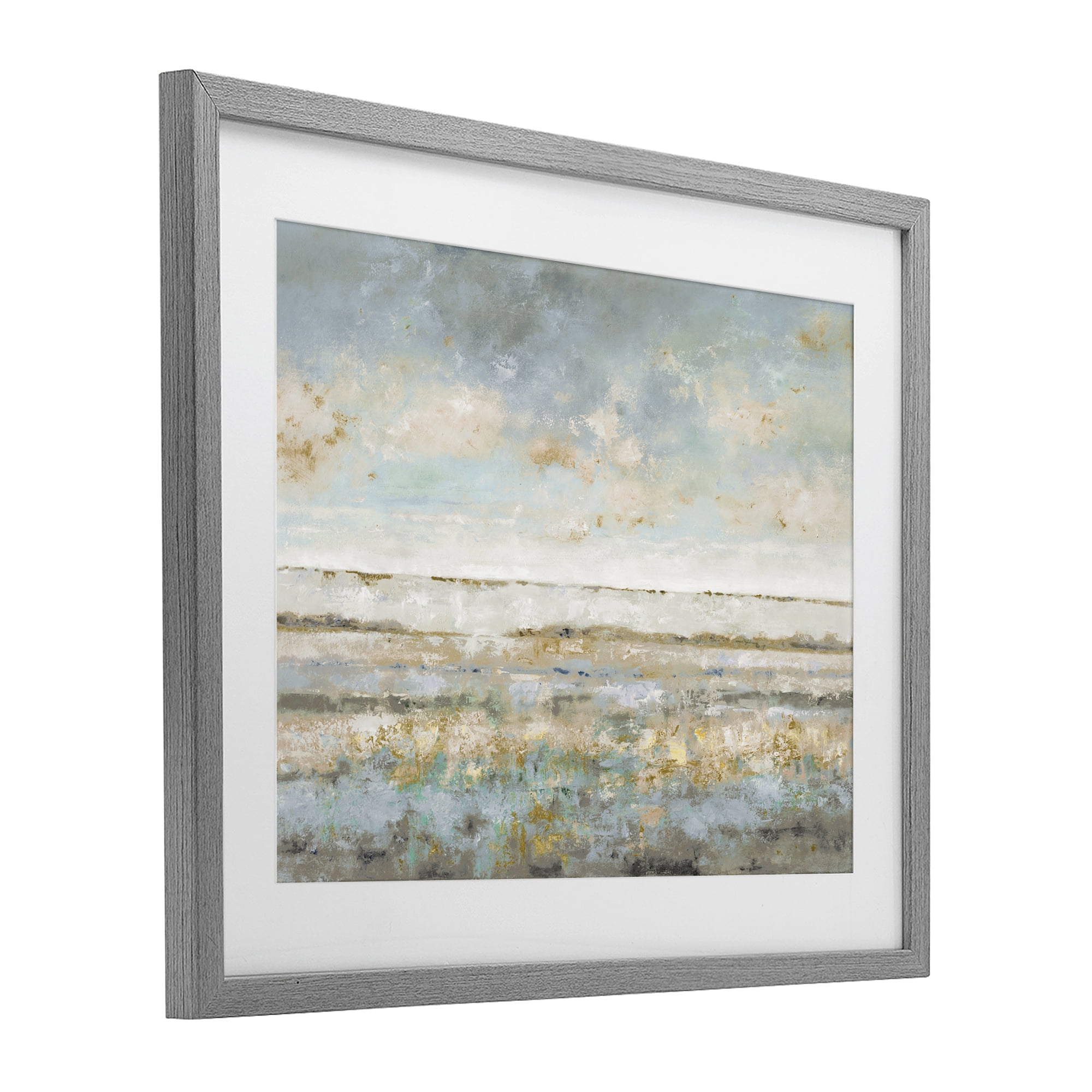 Stupell Industries Contemplative Mood Abstract Gray Framed Print Under Glass, design by Lorenzo Collective