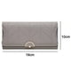 thumbnail image 2 of Cartera para mujer, tarjetero, cartera de mano, tarjetero, organizador, gris, 2 of 5