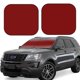 thumbnail image 1 of Fotbe Maroon Juego de 2 Piezas de Parasoles para Parabrisas | Bloqueador Solar para Auto | Accesorios Plegables para Protección Solar Interior-Small, 1 of 6