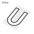 thumbnail image 3 of Uxcell Letter U Patches Iron on Heat Transfer Letters 2 Inch White Letter DIY 10 Pack, 3 of 6