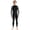 Men/Black, variant on Women’s UPF 50+ Full One-Piece Wetsuit, Front Zipper Long Sleeve Printed Water Suit for Diving, Swimming & Water Sports