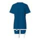 thumbnail image 2 of Blusas para las Mujeres Casual Impreso Cuello en V Manga Corta Blusa Pantalones Cortos, Conjuntos de Ropa para las Mujeres, 2 of 5