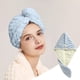 thumbnail image 1 of Xihbxyly Ofertas Del Día Liquidación Prime Gorro para Secar El Cabello con Doble Hebilla, Superabsorbente y Grueso, Doble Capa, Desarrollo Coral, para Ducha, Extendido, con Cordón, 1 of 6