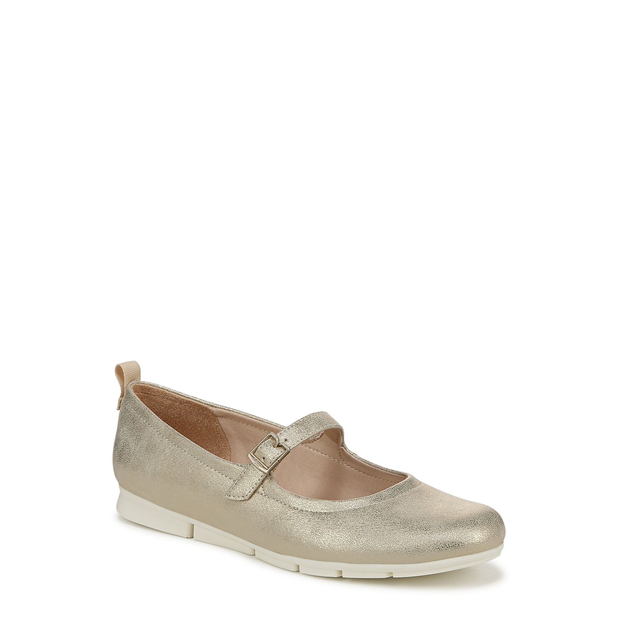 Dr. Scholl's Timeless Jane Women's Flats Gold Smooth Size 9 M