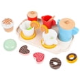 thumbnail image 2 of 1 Set Afternoon Tea Playthings Simulation Wooden Food Dessert Pretend Play Toy, 2 of 6