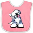 thumbnail image 3 of Inktastic Old English Sheepdog Boys or Girls Baby Bib, 3 of 4