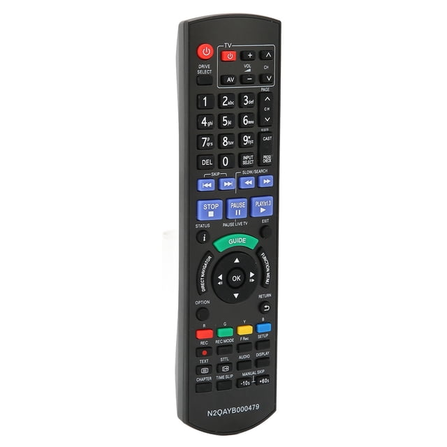 Control remoto de grabadora de discos, control remoto para N2QAYB000479 Control remoto para DMRB GL Control remoto para QAY Elaborado con cuidado