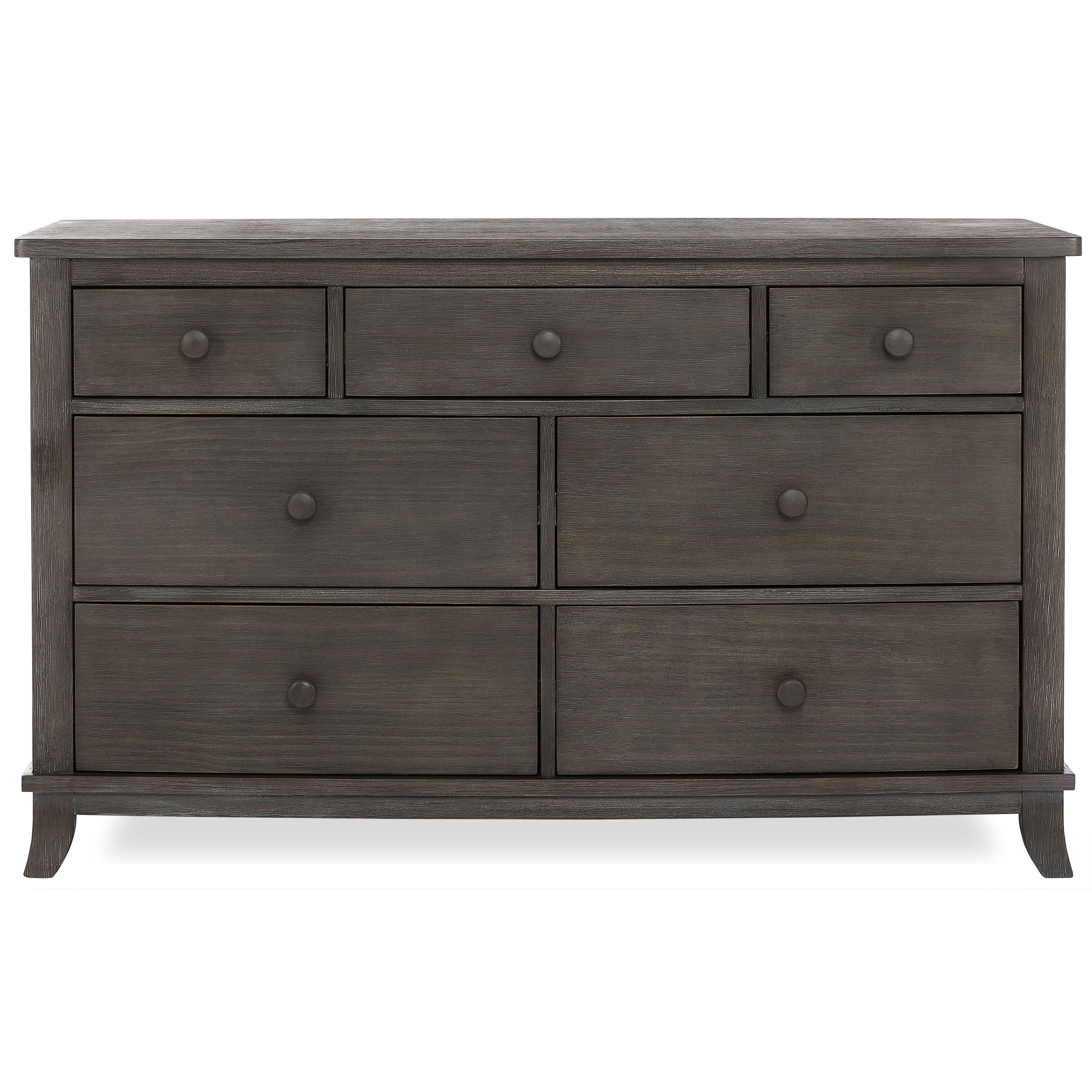 Evolur Signature Amsterdam Double Dresser Smokey Brushed Grey