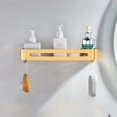thumbnail image 1 of Cesta de almacenamiento de ducha moderna para baño, el acabado anodizado proporciona una superficie elegante y resistente a la oxidación, el material de aluminio espacial garantiza durabilidad y, 1 of 5