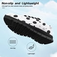 thumbnail image 4 of Chririnla Black Golf Ball Shoes Big Kid Mesh Sneaker Adjustable Strap Slip on Athletic Running Walking Shoe Boys Girls Lightweight Slip on Trainer 1, 4 of 7
