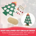 thumbnail image 3 of UPGRATOR 1Pc Wooden Christmas Tree Decor Mini Xmas Tree for Wedding Festive Atmosphere, 3 of 4