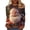 Style 4, variant on Plus Size Fall Tops Christmas Blouses 3/4 Sleeve Shirt Holiday Party Ready Loose Fit Soft Stretch Comfort Wear Tunic Tops