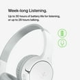 thumbnail image 3 of Belkin SoundForm Mini - Wireless Bluetooth Headphones for Kids with 30H Battery Life, 85dB Safe Volume Limit, Built-in Microphone - Kids On-Ear Earphones for iPhone, iPad, Fire Tablet & More - White, 3 of 6