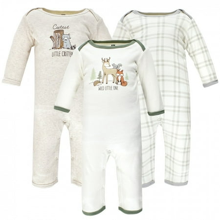 

Hudson Baby Infant Boy Cotton Coveralls Forest Deer 3-6 Months