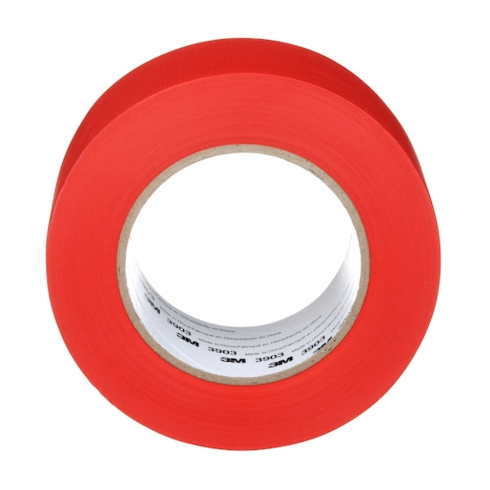 3M Vinyl Duct Tape 3903 Red, 2 in x 50 yd 6.5 mil, 24 per case Individually Wrapped