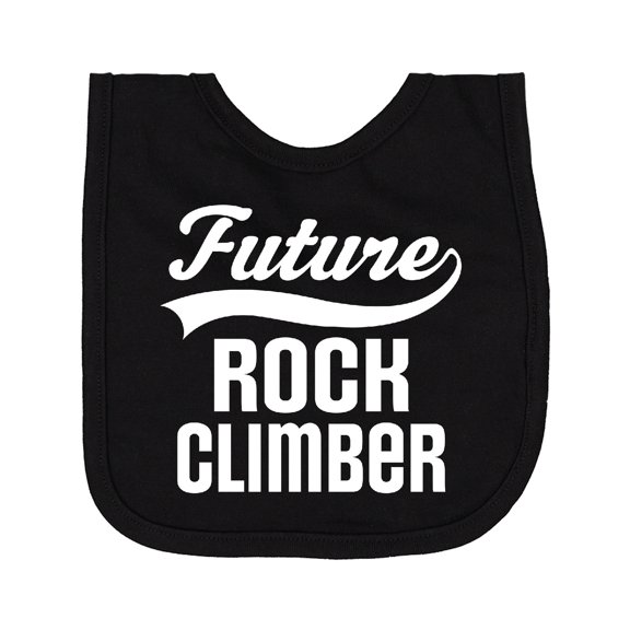 Inktastic Future Rock Climber Childs Climbing Newborn Bib