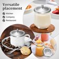 thumbnail image 3 of TABLZONE 5Ud Tapas Para Tazas De Acero Inoxidable Con Para Café Té Y Jugos Fríos, 3 of 7