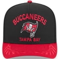thumbnail image 2 of Youth New Era  Black/Red Tampa Bay Buccaneers 2025 NFL Draft A-Frame 9FIFTY Snapback Hat, 2 of 5