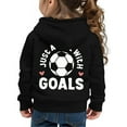 thumbnail image 4 of Just A Girl Who Loves Football Double Side Print,Girls hoodie Fleeced Line Made From 50% Cotton 50% Polyster,Long Sleeve Design Size 5 Years- Size 12 Years, 4 of 8